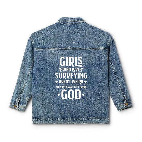 Land Surveyor Surveying Geodesy Geodesist Classic Women's Denim Jackets