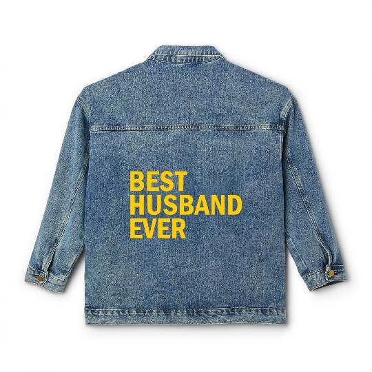 Best Husband Ever (yellow text) Classic Women's Denim Jackets