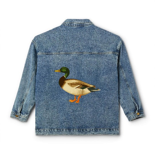 Mallard Duck Cute Duck Wild Duck Lover Classic Women's Denim Jackets