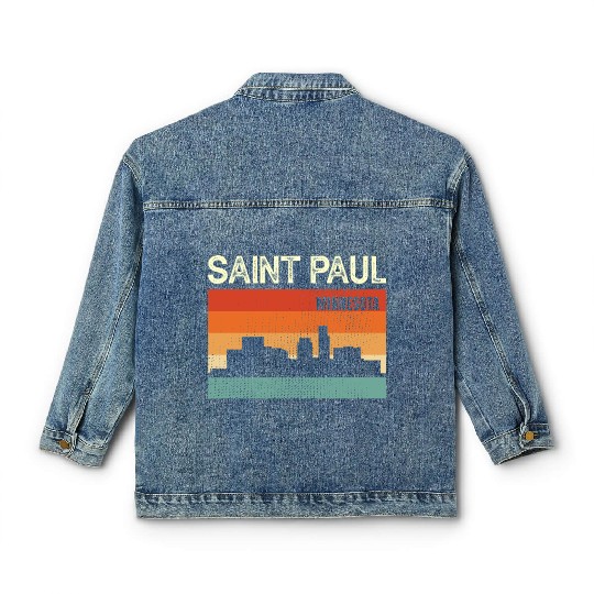 Saint Paul Minnesota Classic Women's Denim Jackets