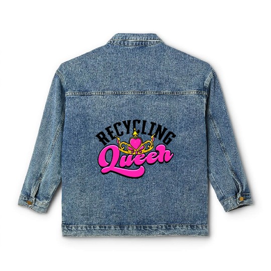 Recycling Queen - eco friendly Classic Women's Denim Jackets
