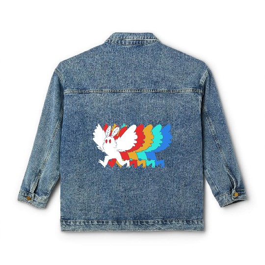 Cryptozoologist Cryptid Mothman Classic Women's Denim Jackets