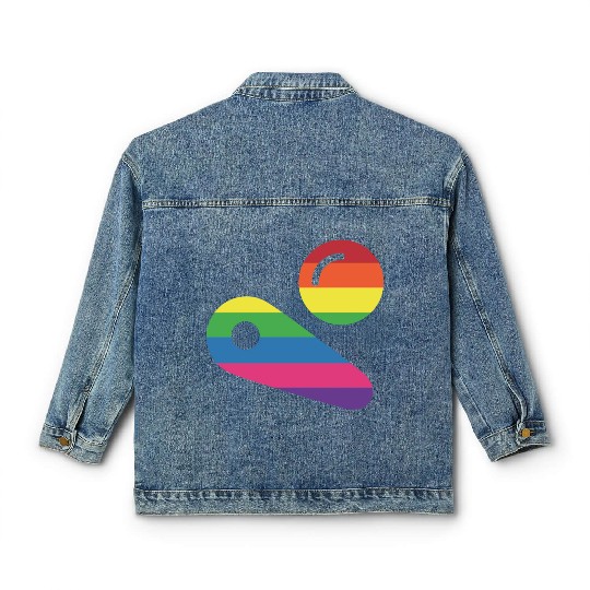 Pinball LGBT Player Classic Women's Denim Jackets
