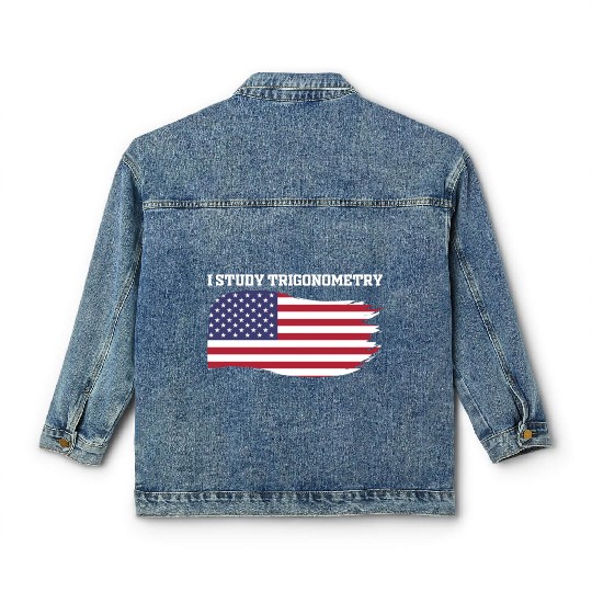 I Study Triggernometry 2nd Aamendment US American Classic Women's Denim Jackets
