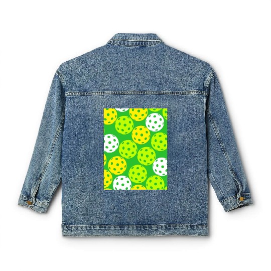 pickle ball Classic Women's Denim Jackets