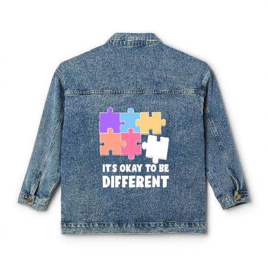Funny Autism Teacher Classic Women's Denim Jackets