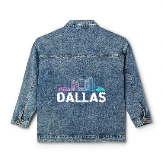 Dallas City Texas Dallas Classic Women's Denim Jackets