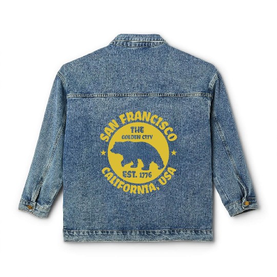 San Francisco California Classic Women's Denim Jackets