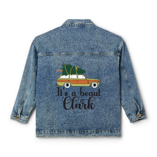 It's A Beaut Clark Griswold Family Christmas Classic Women's Denim Jackets