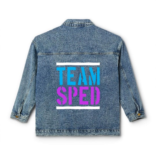 Special Education Teacher Team Sped Classic Women's Denim Jackets