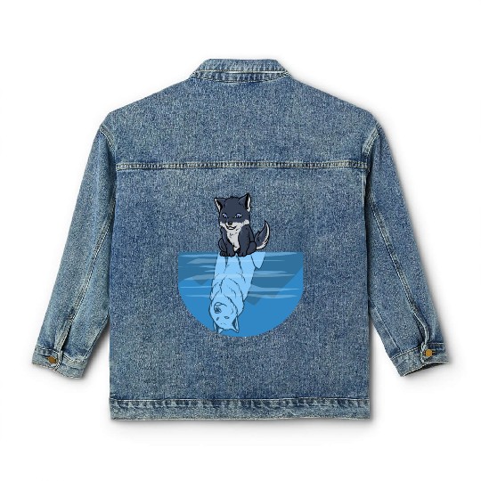 My Future Wolf Classic Women's Denim Jackets