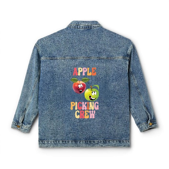 Apple Picking Crew Apple Picking Outfit Apple Classic Women's Denim Jackets