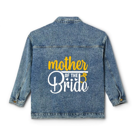 Mother Of The Bride Wedding Party Matching Gift Classic Women's Denim Jackets