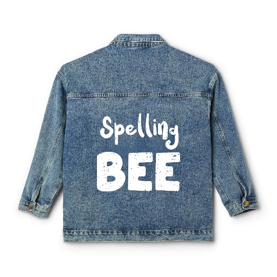 Spelling Bee - Teacher Classic Women's Denim Jackets