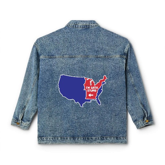 Vermont State US Design for patriotic Vermonters Classic Women's Denim Jackets