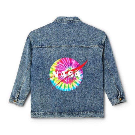 NASA Tie Dye Classic Women's Denim Jackets