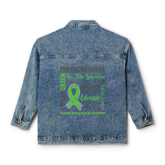 For The Warriors For The Survivors For The Classic Women's Denim Jackets