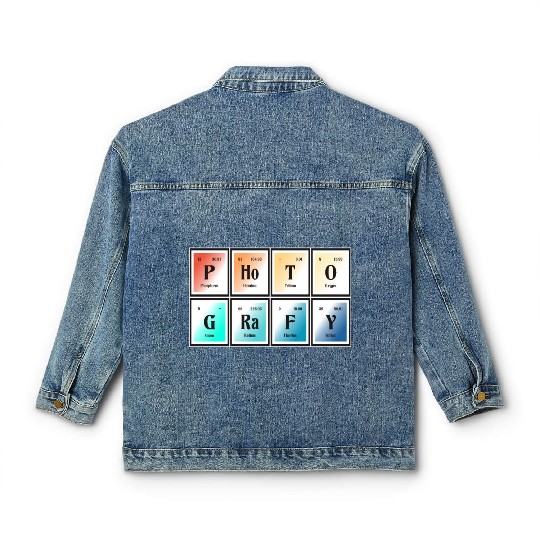 Photography | Periodic Table of Elements Classic Women's Denim Jackets
