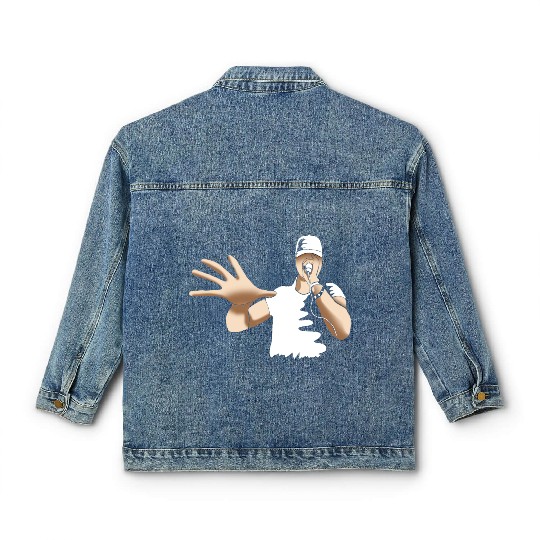 Beatboxing Vocal Percussion Hip Hop Music Mic Beat Classic Women's Denim Jackets