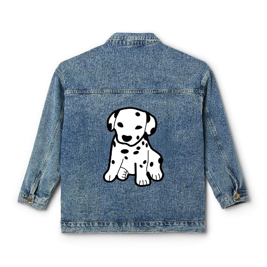 dalmatian lover Classic Women's Denim Jackets