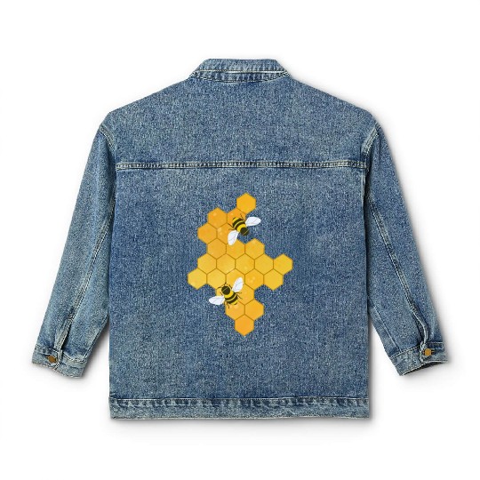 Nature Fly Yellow Classic Women's Denim Jackets