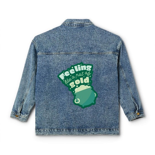 feeling like a pot of gold Classic Women's Denim Jackets