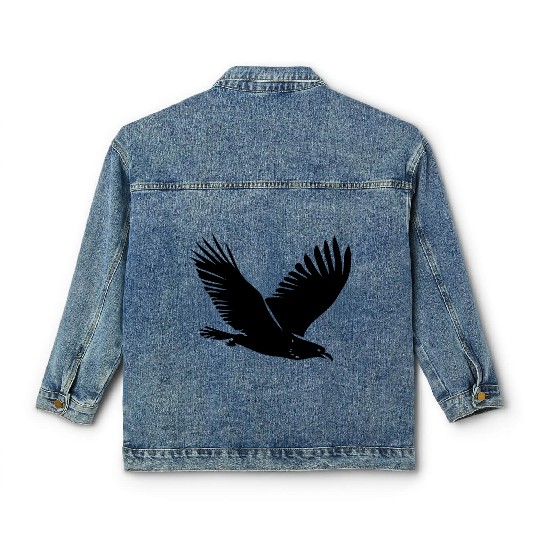 Bird In Flight Classic Women's Denim Jackets