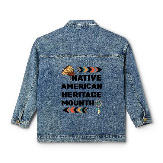 Native American Heritage Month Classic Women's Denim Jackets