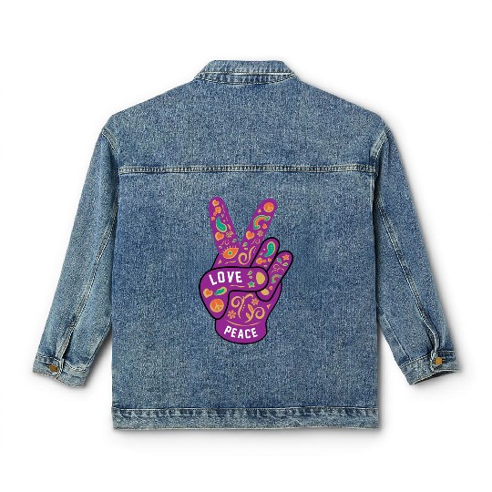 Peace love hippie Classic Women's Denim Jackets