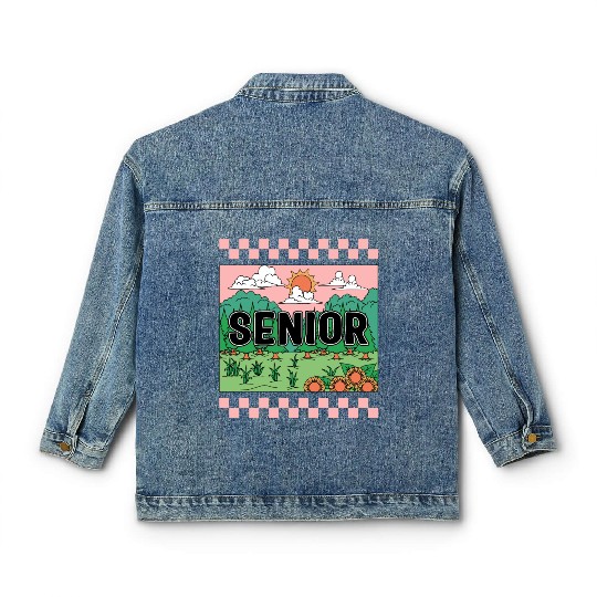 Graduation Classic Women's Denim Jackets, Senior Class Of 2023 Gift End