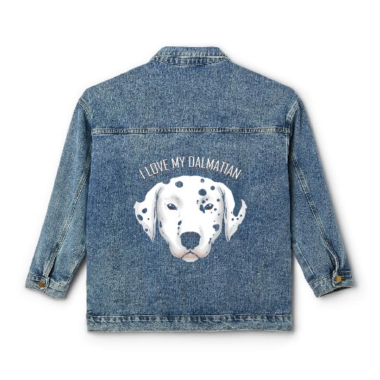 Dog Lover - I Love My Dalmatian Classic Women's Denim Jackets