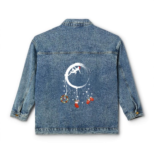 Winter dreamcatcher Christmas Boulder Classic Women's Denim Jackets
