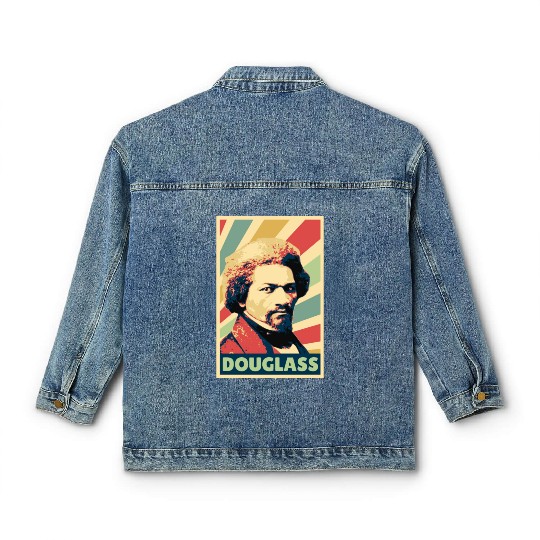 Frederick Douglass Vintage Colors Classic Women's Denim Jackets
