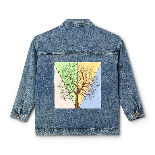 Four Seasons Trees Classic Women's Denim Jackets