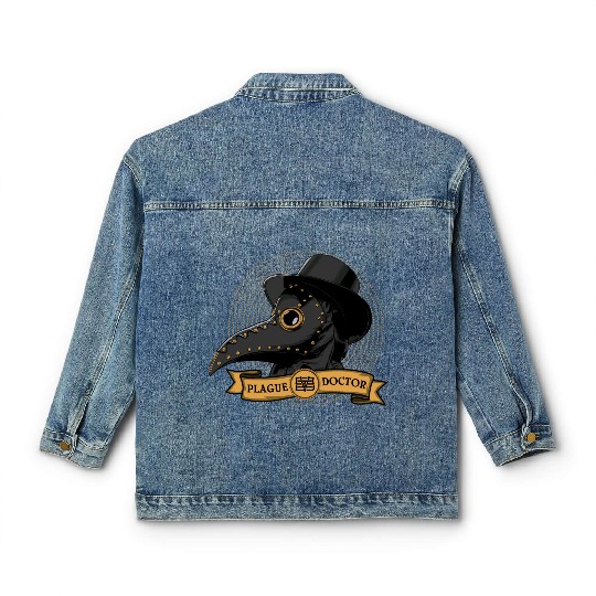 Plague Doctor Classic Women's Denim Jackets