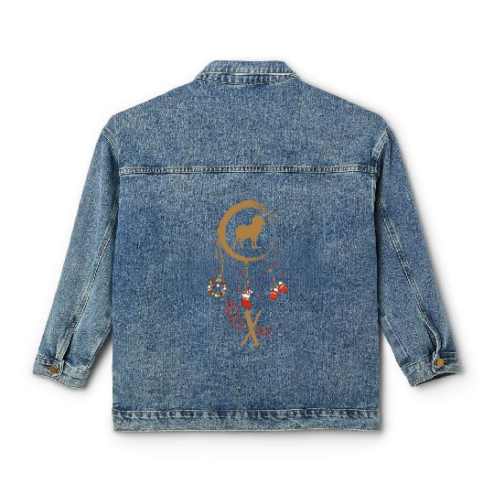 Winter dreamcatcher Christmas Capricorn Classic Women's Denim Jackets