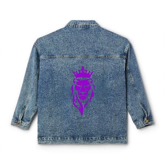 LION LILAC Classic Women's Denim Jackets