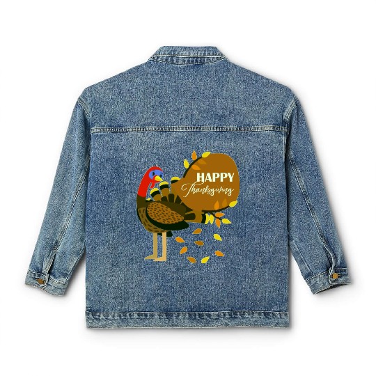 Thanksgiving Day in 2023, Thanksgiving Dinner Classic Women's Denim Jackets
