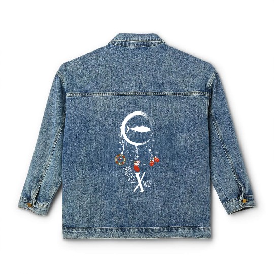 Winter dreamcatcher Christmas Tuna Classic Women's Denim Jackets