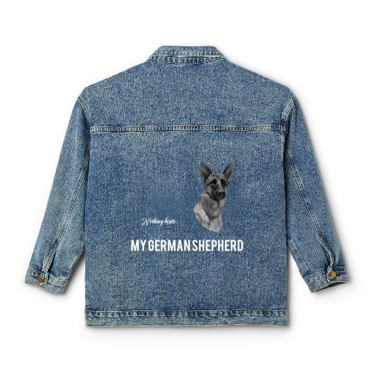Nothing beats my German Shepherd Classic Women's Denim Jackets