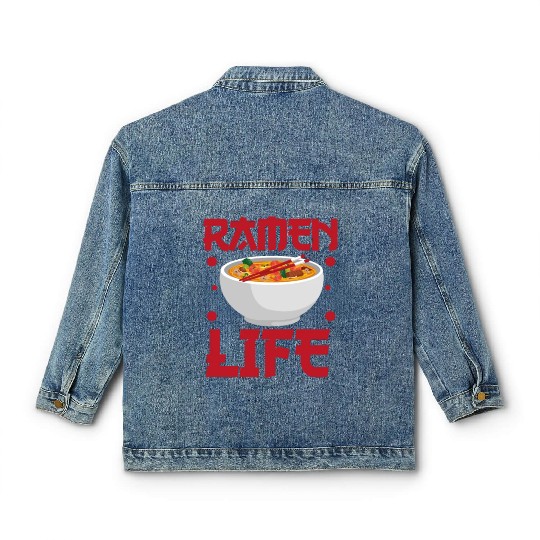 Ramen Life Classic Women's Denim Jackets