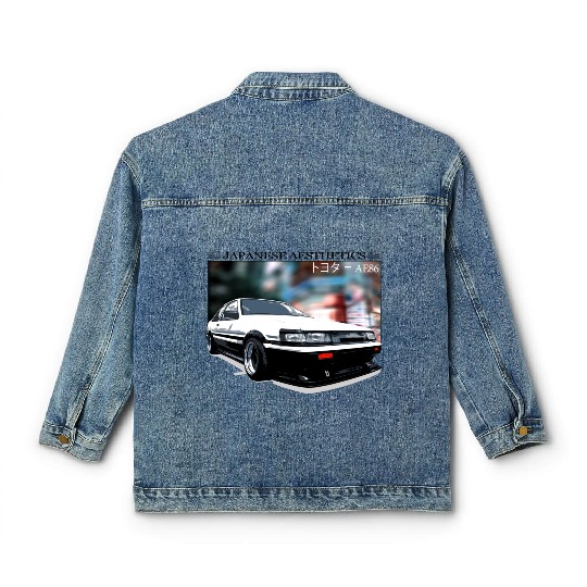 Classic japanese engine aesthetic City New Classic Women's Denim Jackets