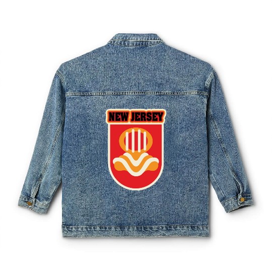 US States NEW JERSEY Classic Women's Denim Jackets