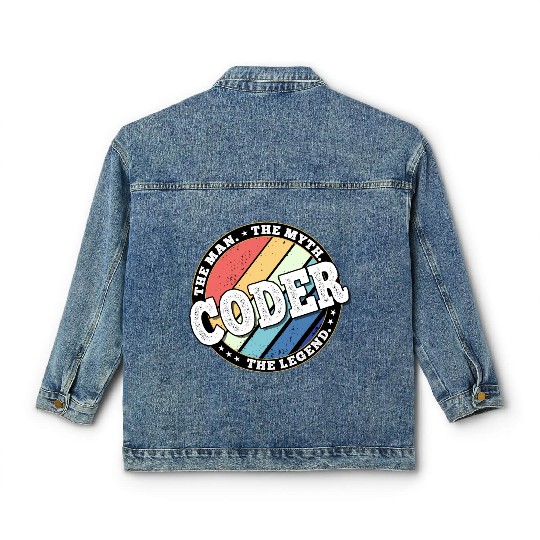 Coder. The man. The myth. The legend. Classic Women's Denim Jackets