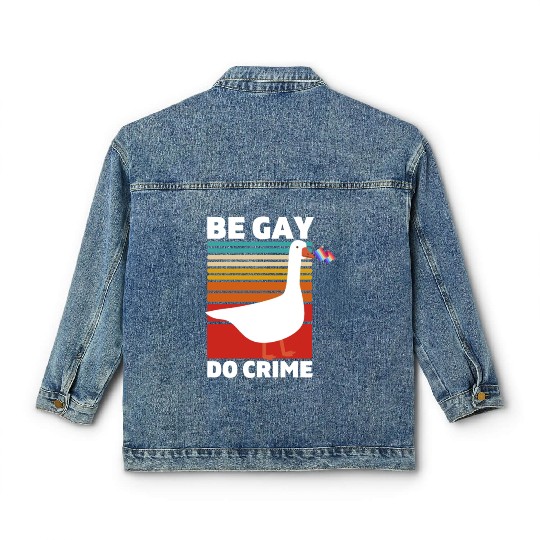 BGD crime. LGBTQ Pride. Classic Women's Denim Jackets