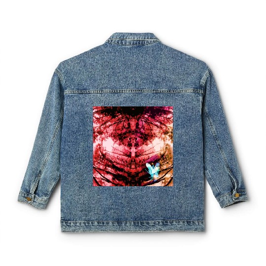 Forest Mandala Classic Women's Denim Jackets