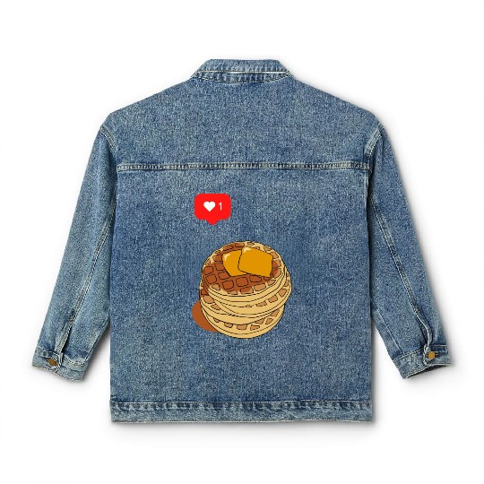 Waffle lover Classic Women's Denim Jackets