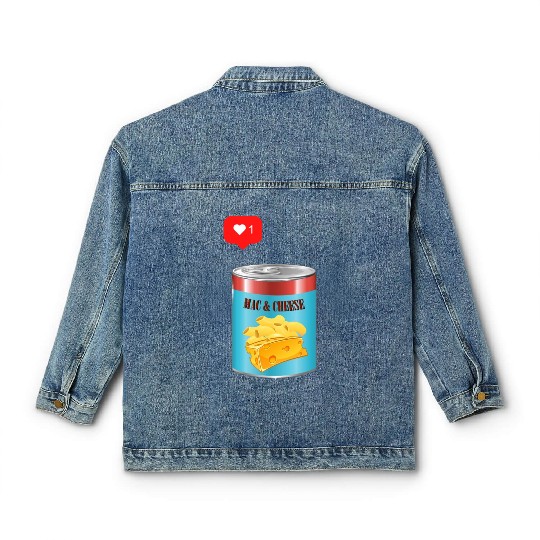 Mac and Cheese lover Classic Women's Denim Jackets