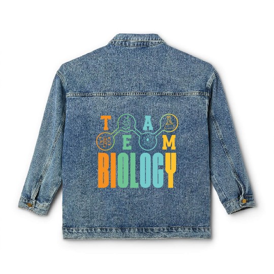 Biology Biologist Kids Biology Classic Women's Denim Jackets