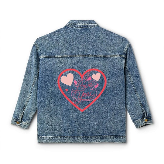 I love you Classic Women's Denim Jackets